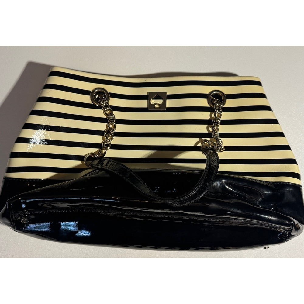 Kate Spade New York Striped‎ Handbag Normal Wear And Tear Makings And Wear